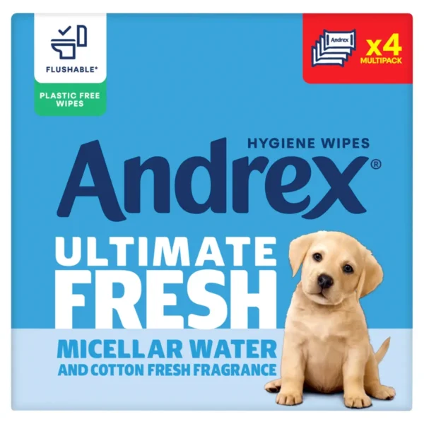 Andrex Ultimate Fresh Hygiene Wipes Quad Pack 4 x 36 sheets (1)