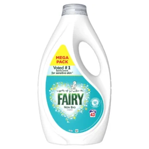 Fairy Non Bio Liquid Laundry Detergent, Sensitive Skin, 43 Washes, 1.333L