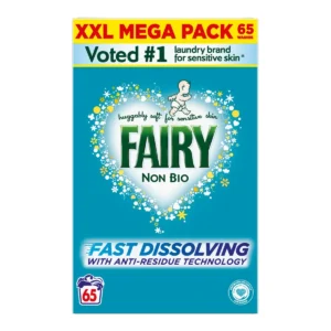 Fairy Non Bio Washing Powder 3.575kg, 65 Washes