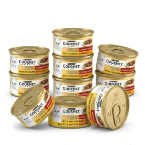 Gourmet Gold Chunks in Gravy with Chicken and Liver 85g x 10