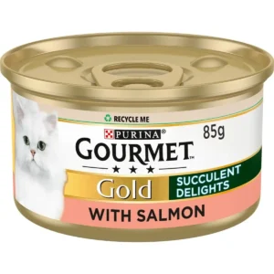 Gourmet Gold Succulent Delights with Salmon 85g