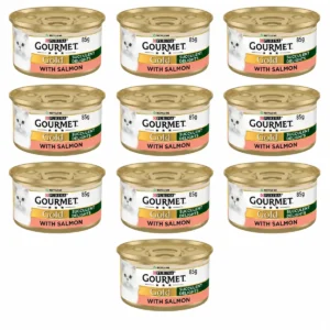 Gourmet Gold Succulent Delights with Salmon 85g x 10