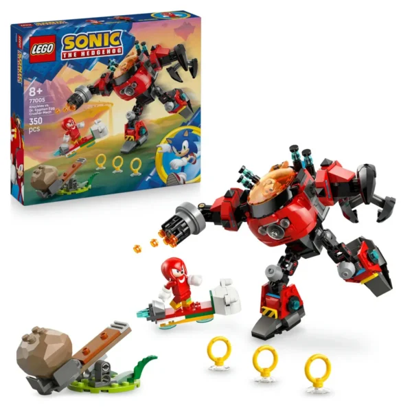 LEGO Sonic 77005 Knuckles vs. Dr. Eggman Egg Crusher Mech 1 (1)